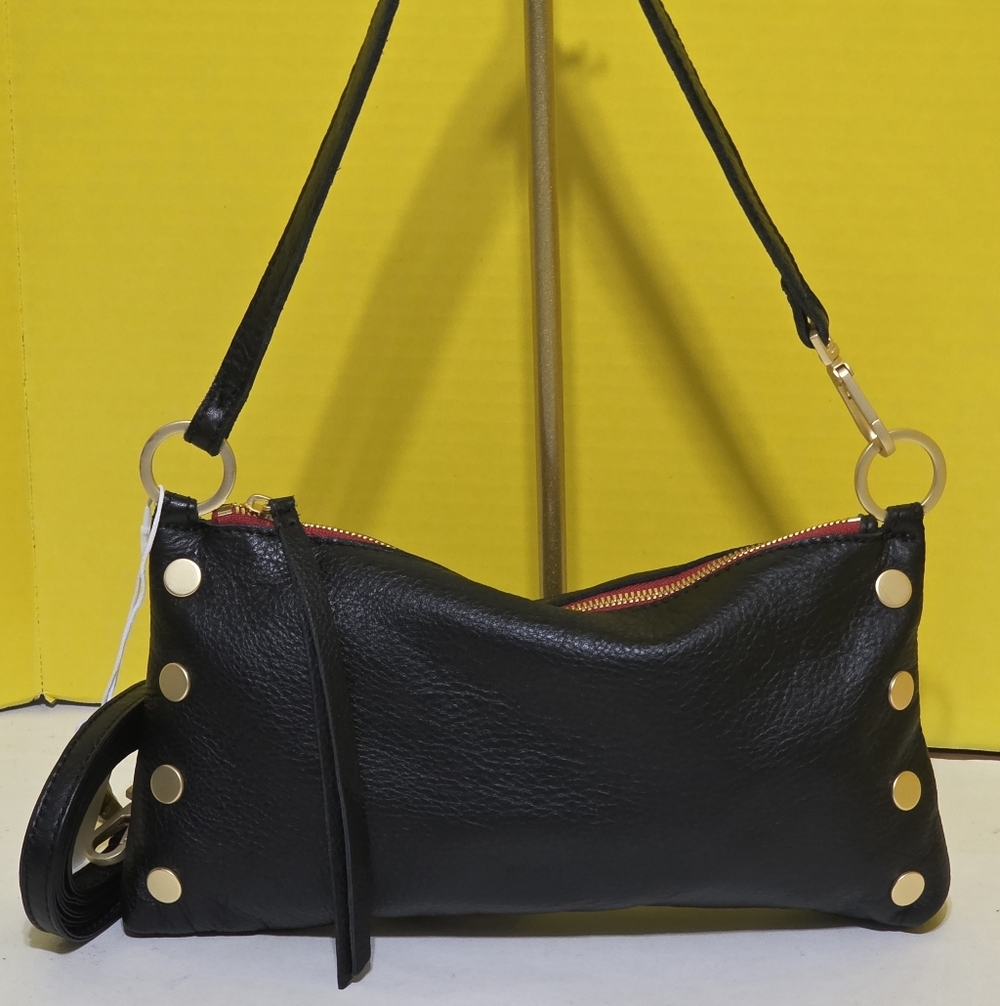 Hammitt Black Leather SM Kyle Shoulder Bag - Picture 3 of 5